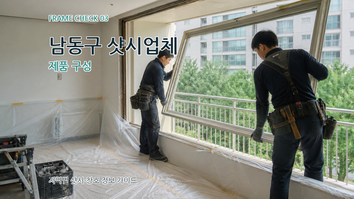 남동구 샷시업체 제품 구성