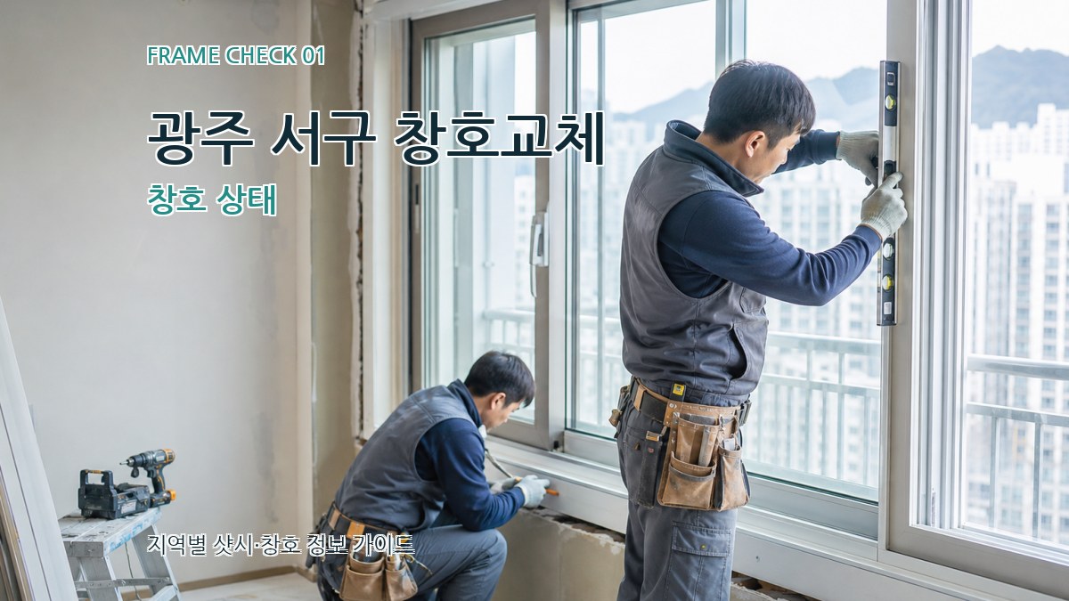광주 서구 창호교체