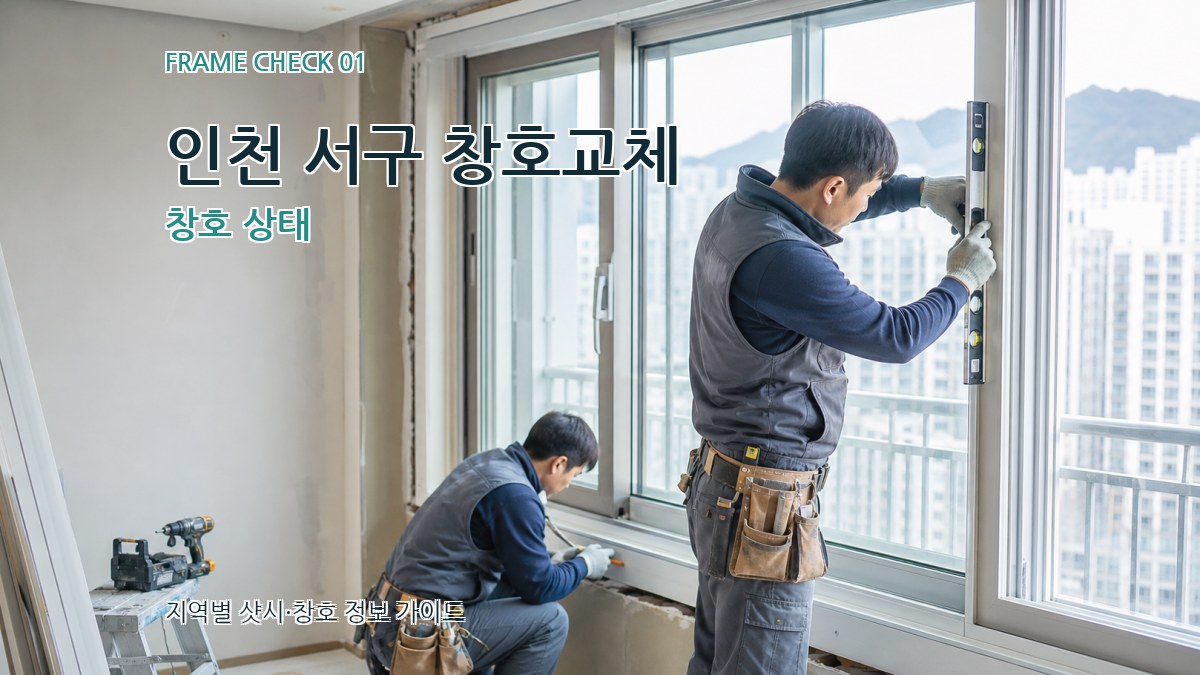 인천 서구 창호교체