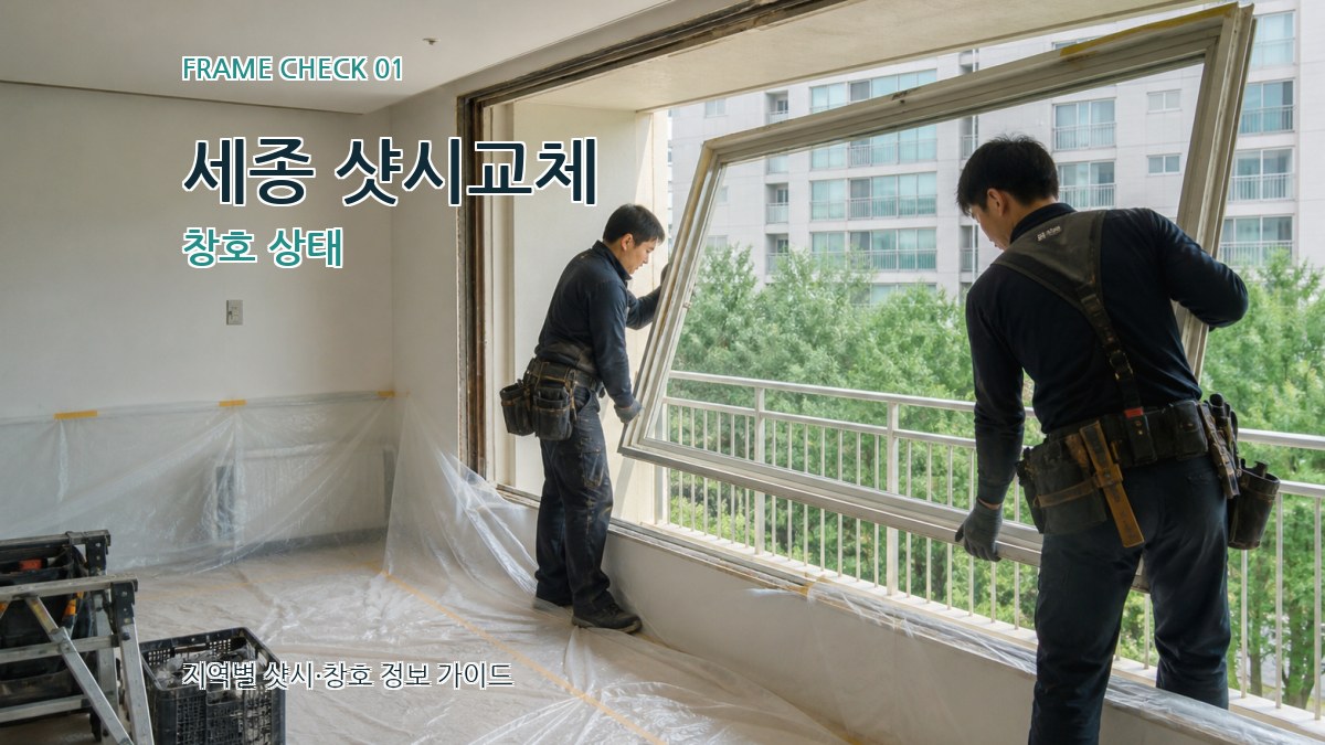 세종 샷시교체