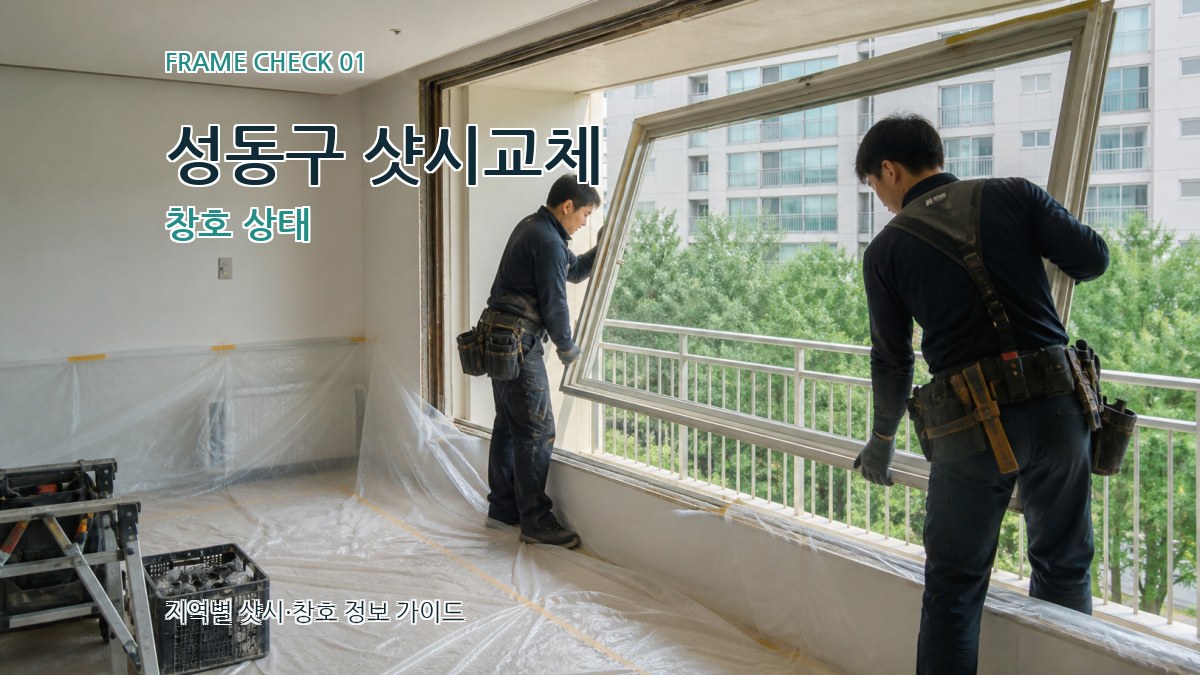 성동구 샷시교체