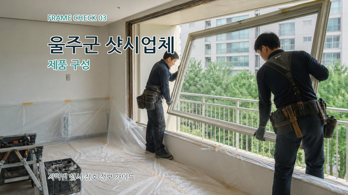 울주군 샷시업체 제품 구성