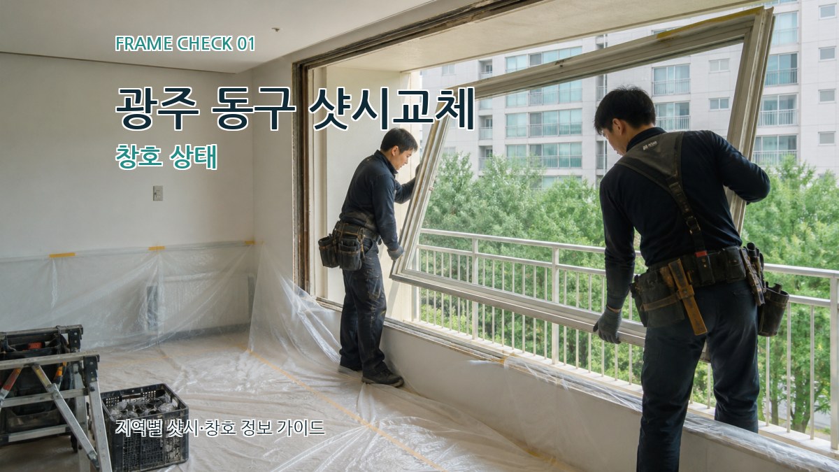 광주 동구 샷시교체