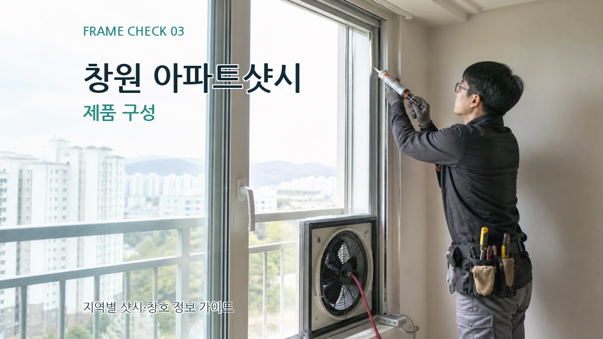 창원 아파트샷시 제품 구성