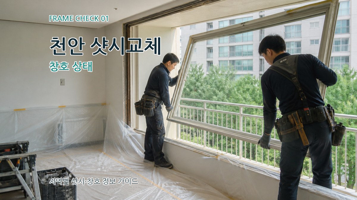 천안 샷시교체