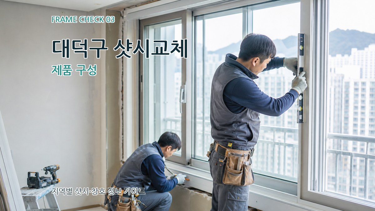 대덕구 샷시교체 제품 구성
