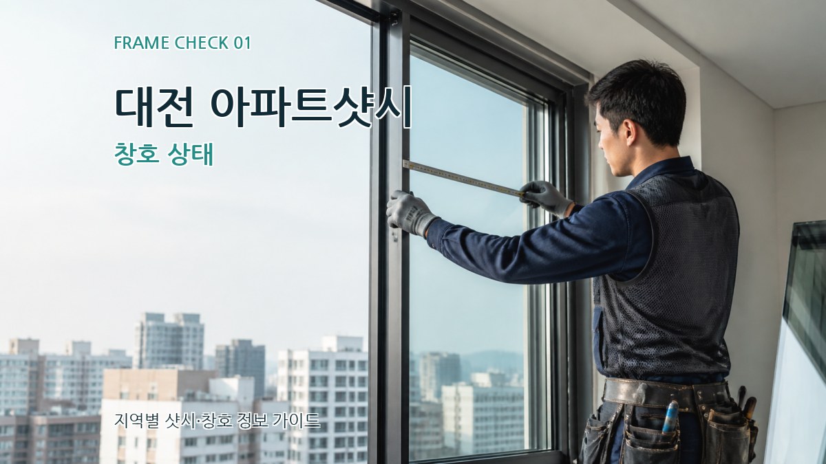 대전 아파트샷시
