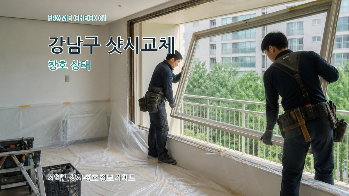 강남구 샷시교체