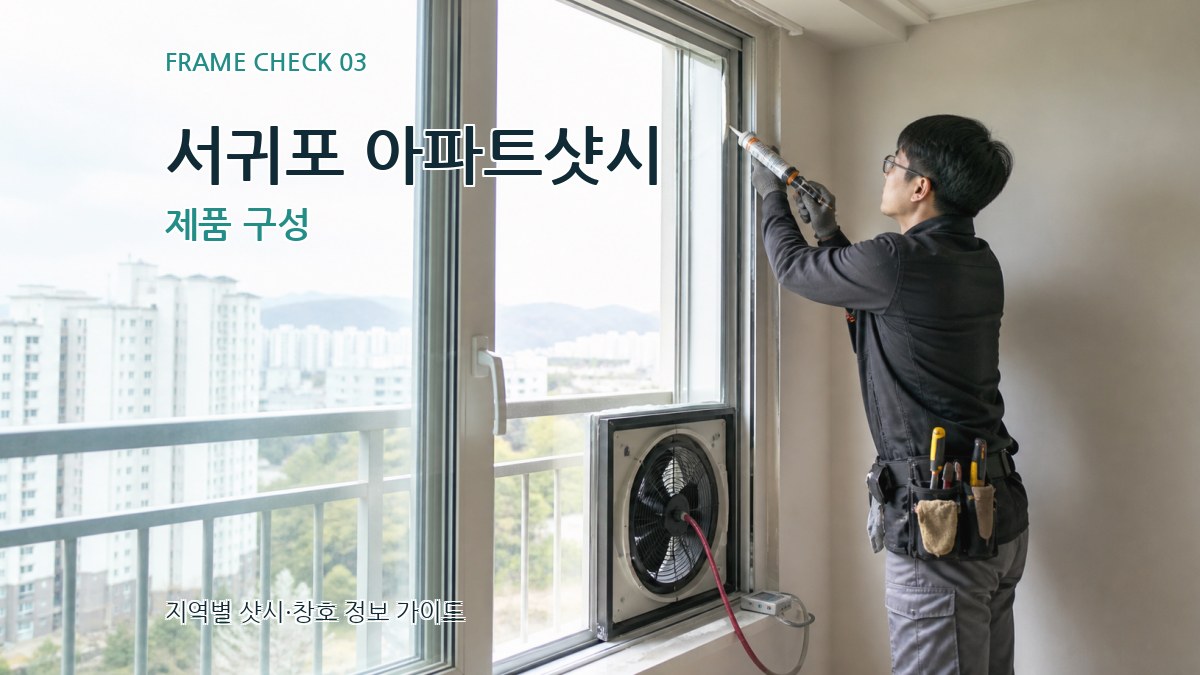 서귀포 아파트샷시 제품 구성