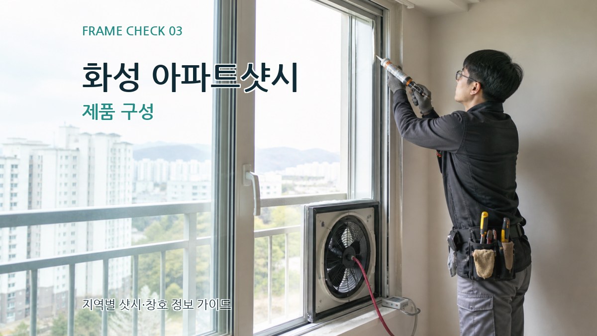 화성 아파트샷시 제품 구성