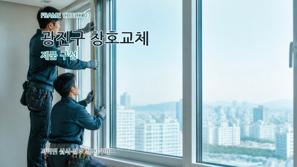 광진구 창호교체 제품 구성