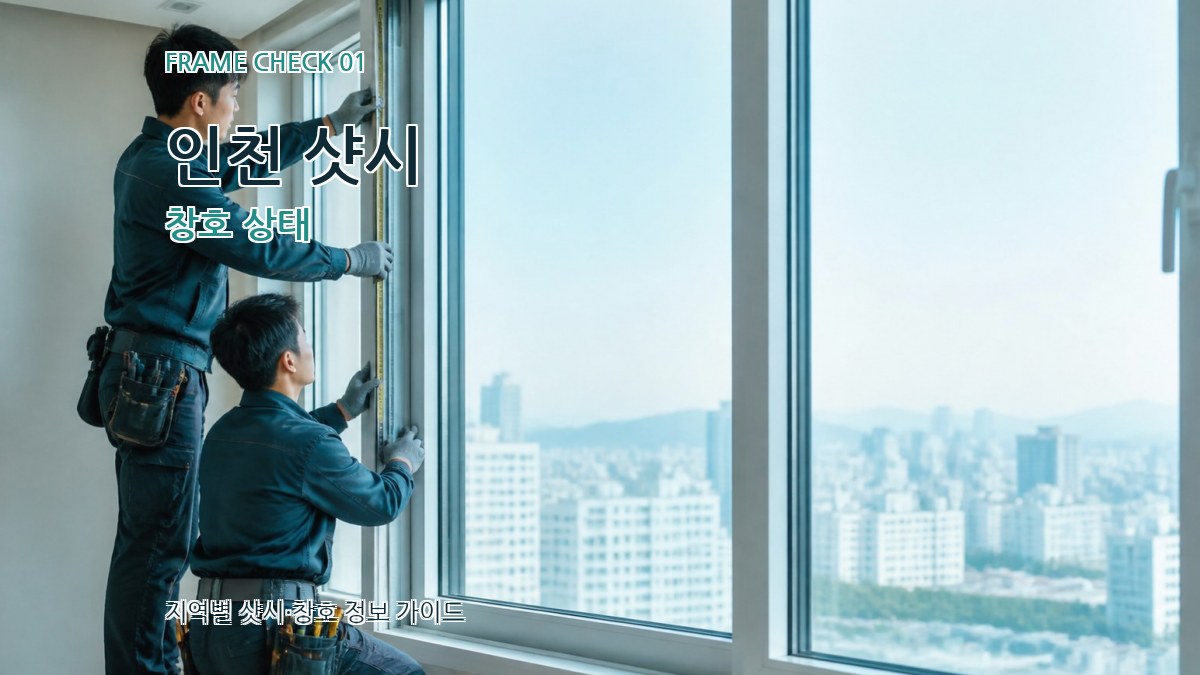 인천 샷시 창호 상태