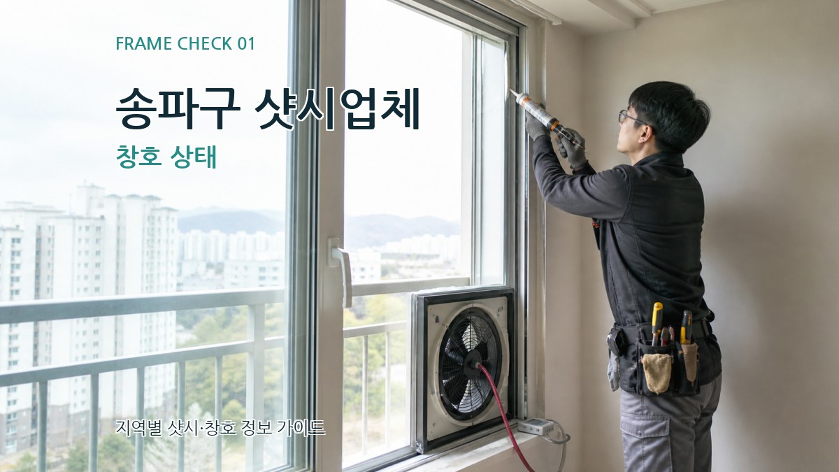 송파구 샷시업체