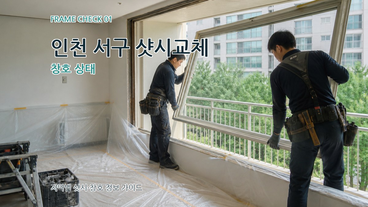 인천 서구 샷시교체