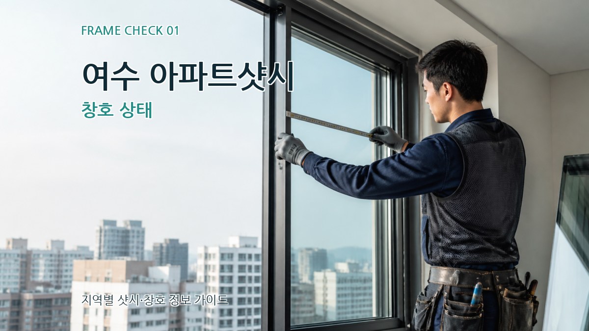 여수 아파트샷시
