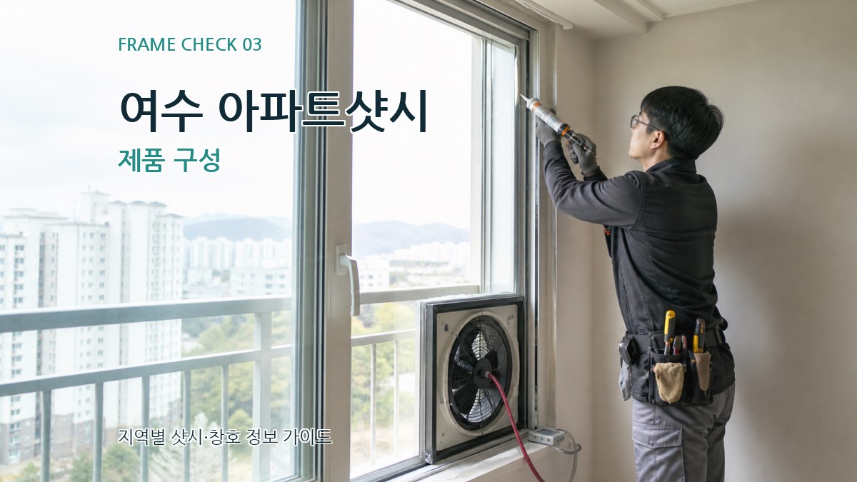 여수 아파트샷시 제품 구성