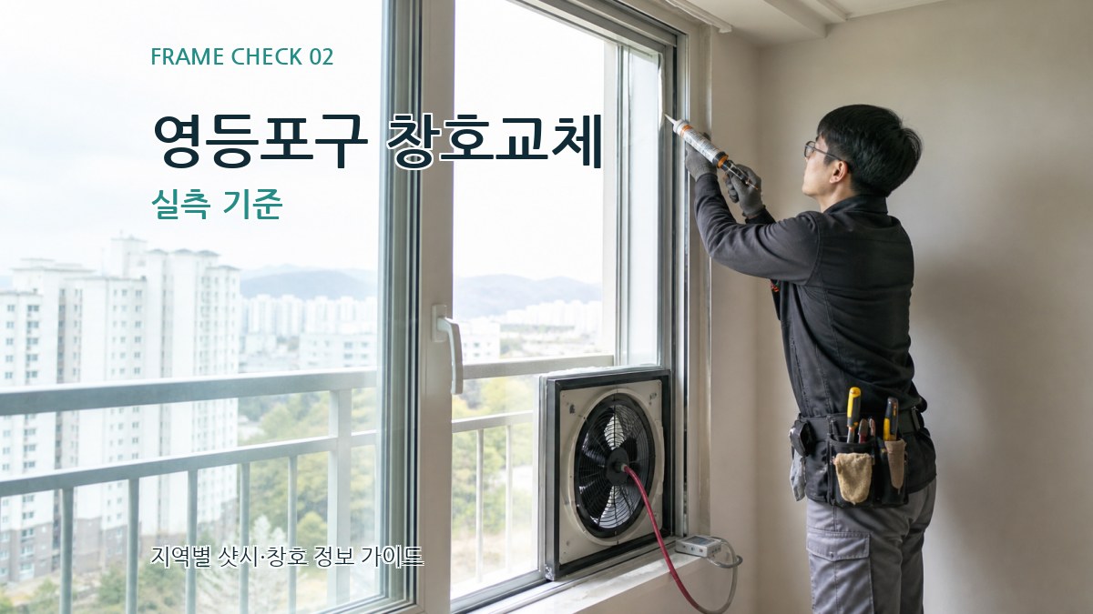 영등포구 창호교체 실측 기준