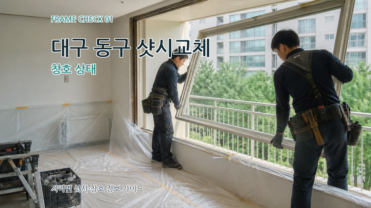 대구 동구 샷시교체