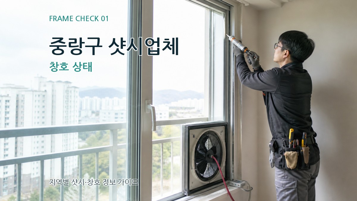 중랑구 샷시업체