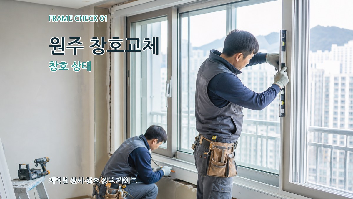 원주 창호교체