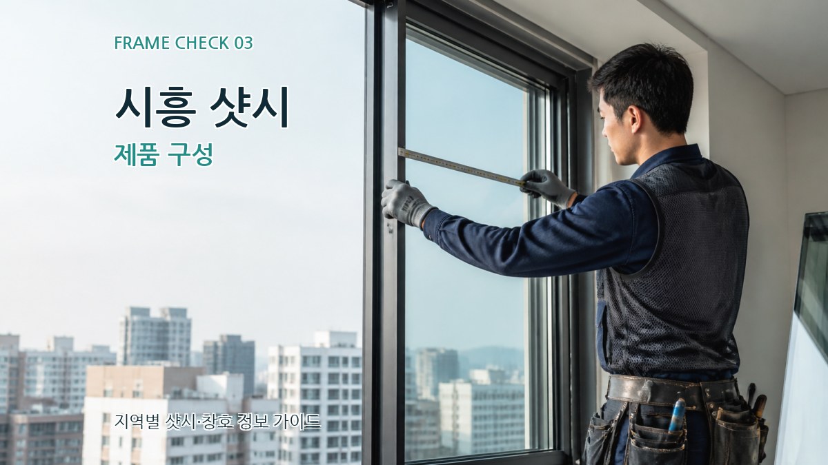 시흥 샷시 제품 구성