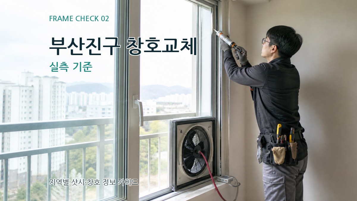 부산진구 창호교체 실측 기준
