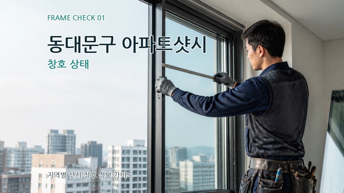 동대문구 아파트샷시