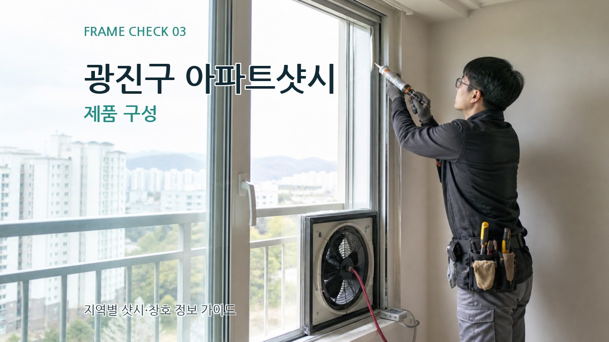 광진구 아파트샷시 제품 구성