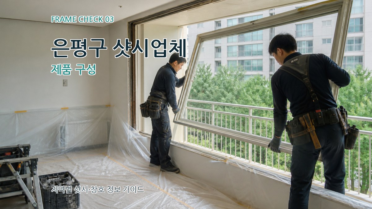 은평구 샷시업체 제품 구성