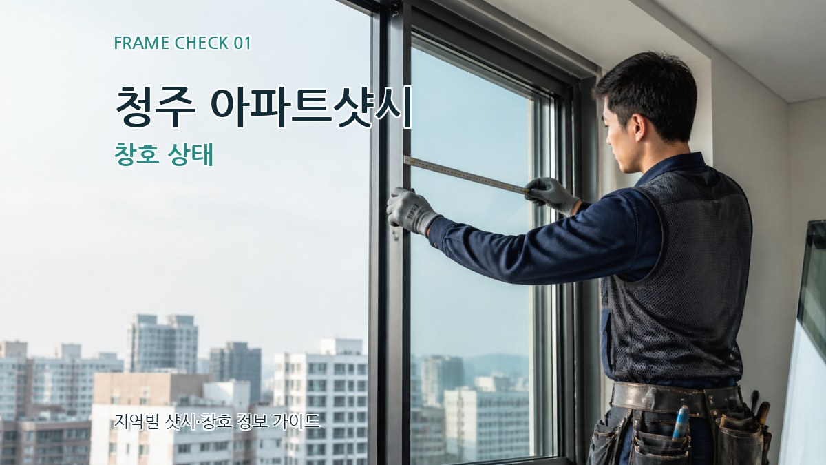 청주 아파트샷시