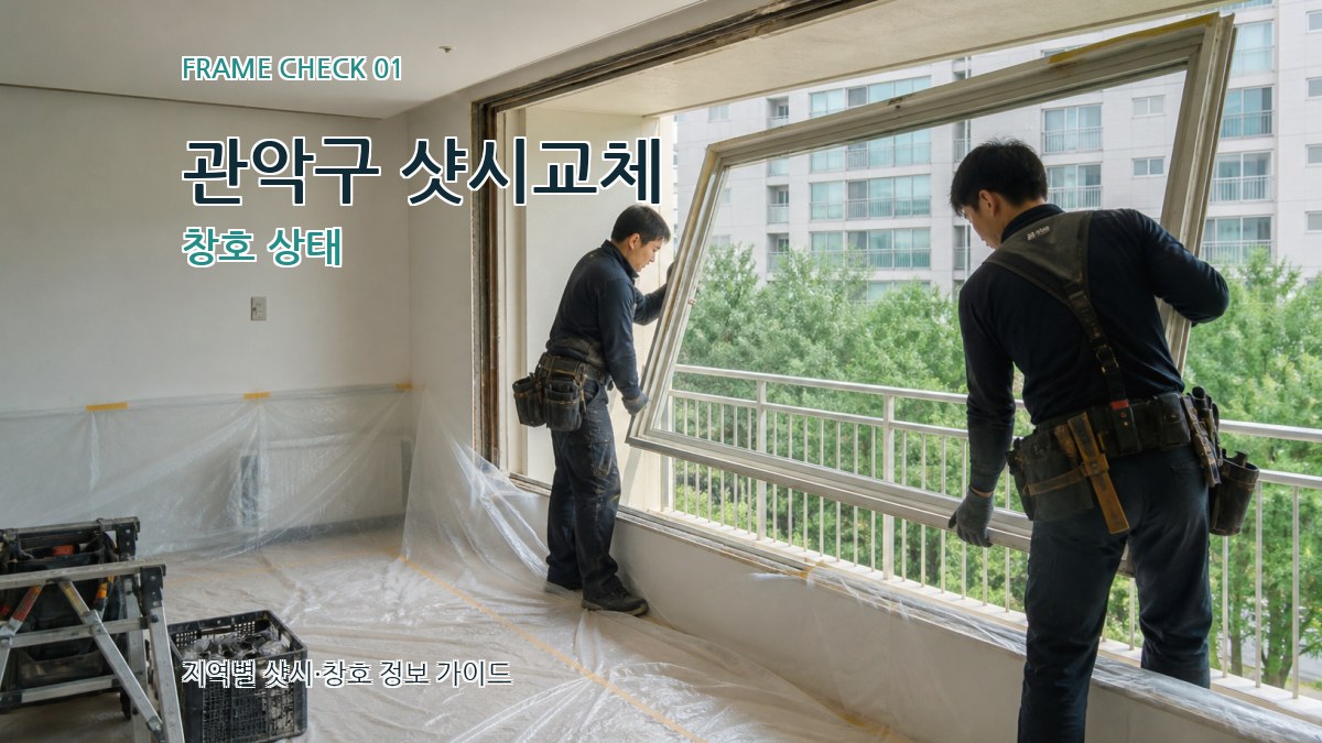 관악구 샷시교체