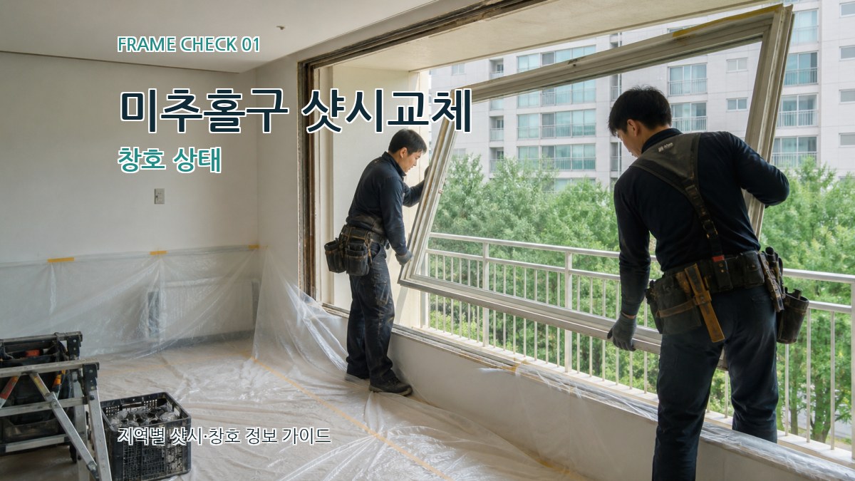 미추홀구 샷시교체