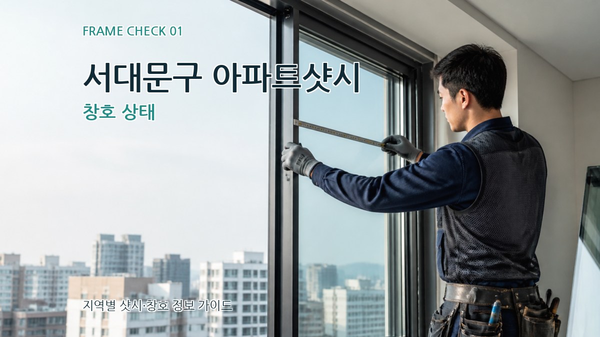 서대문구 아파트샷시