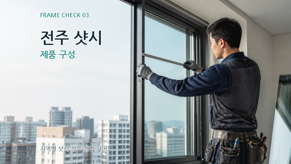 전주 샷시 제품 구성
