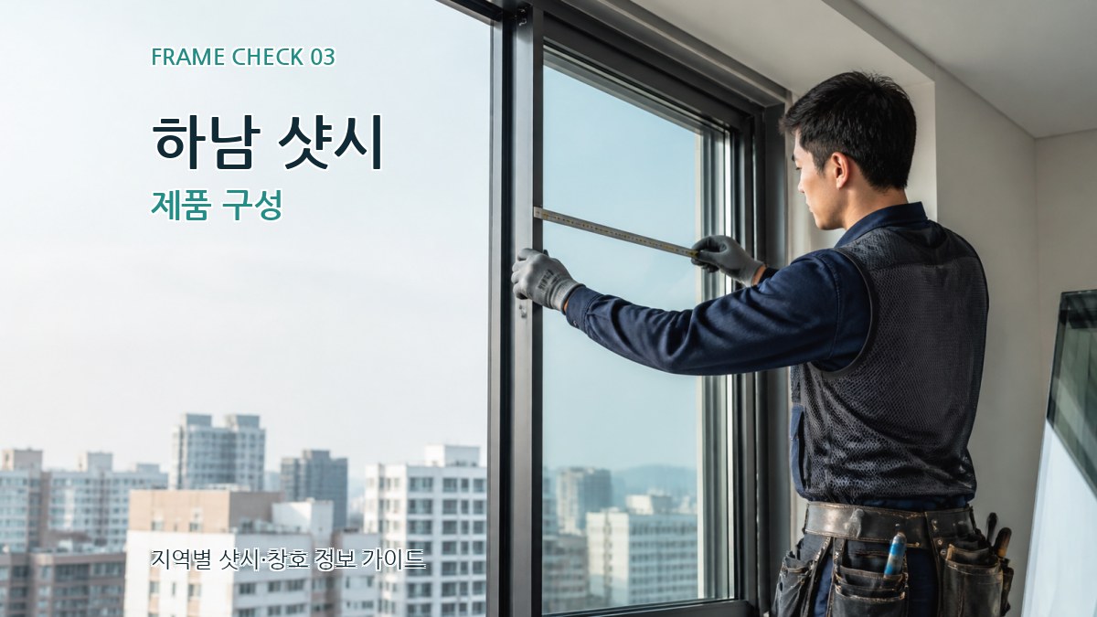 하남 샷시 제품 구성