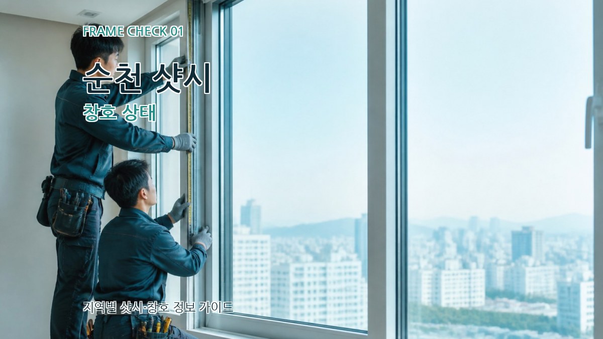 순천 샷시 창호 상태