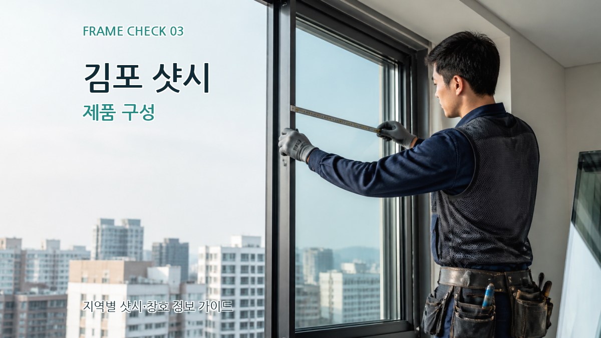 김포 샷시 제품 구성