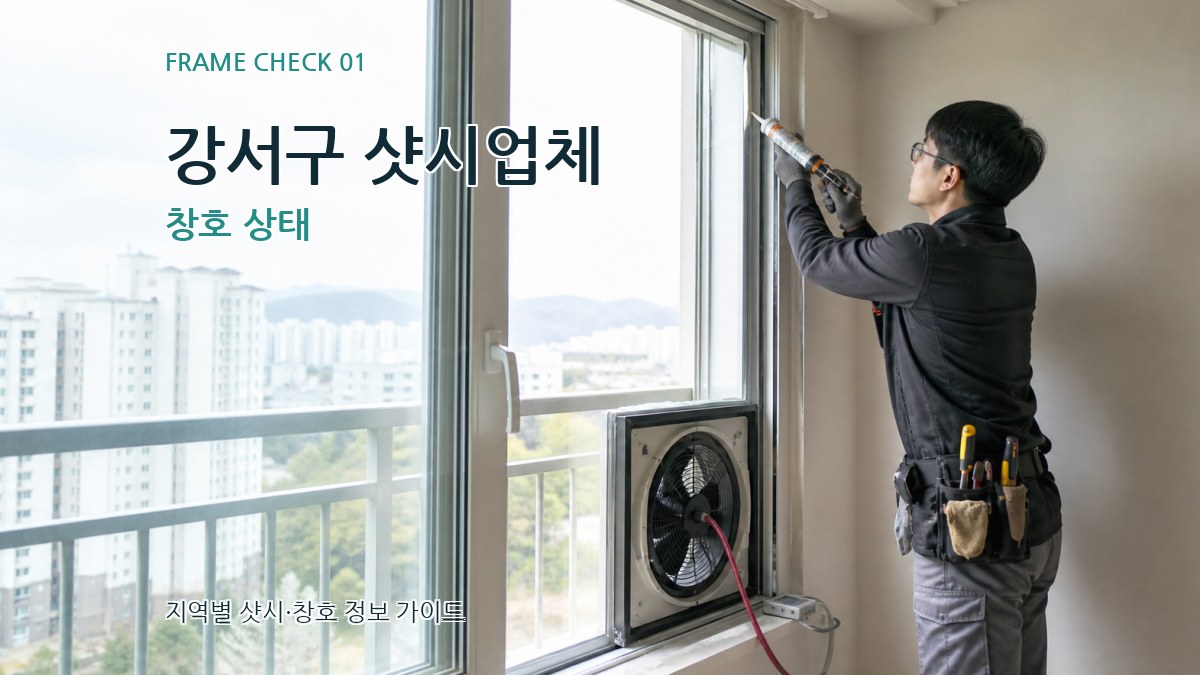 강서구 샷시업체