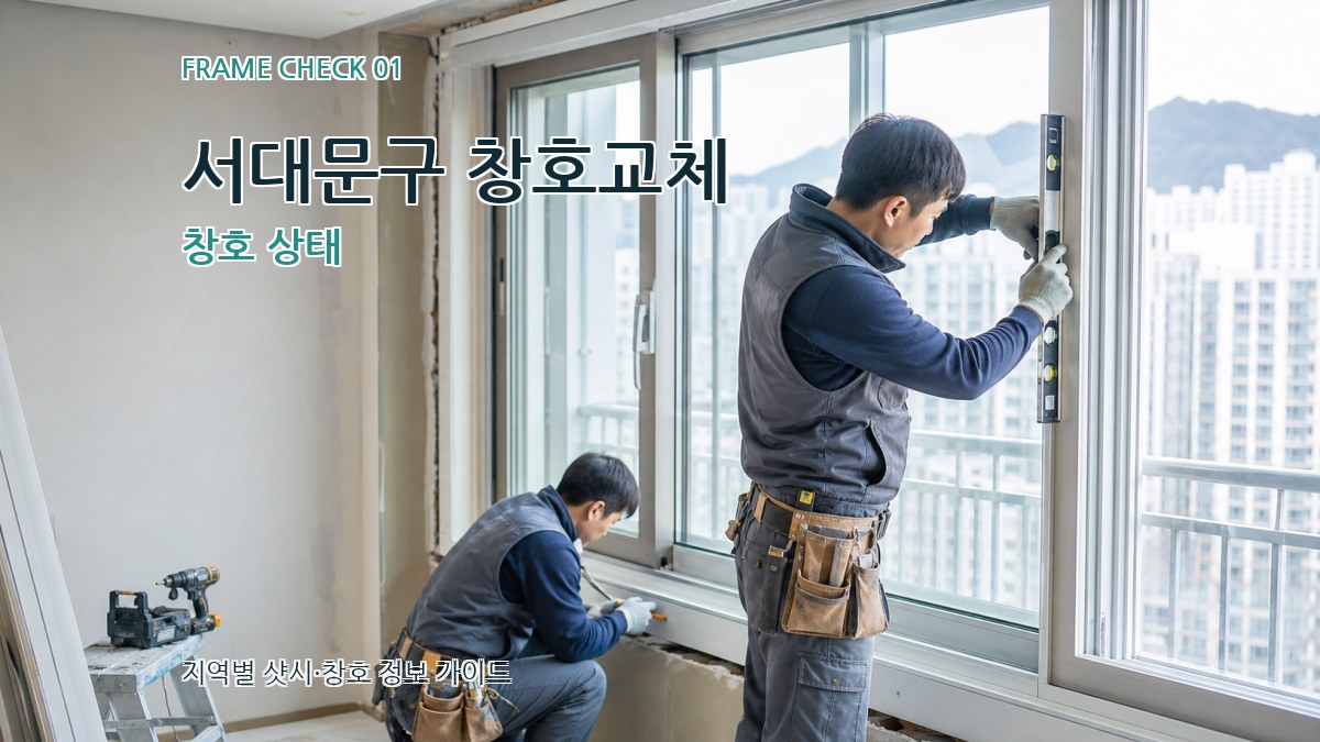 서대문구 창호교체