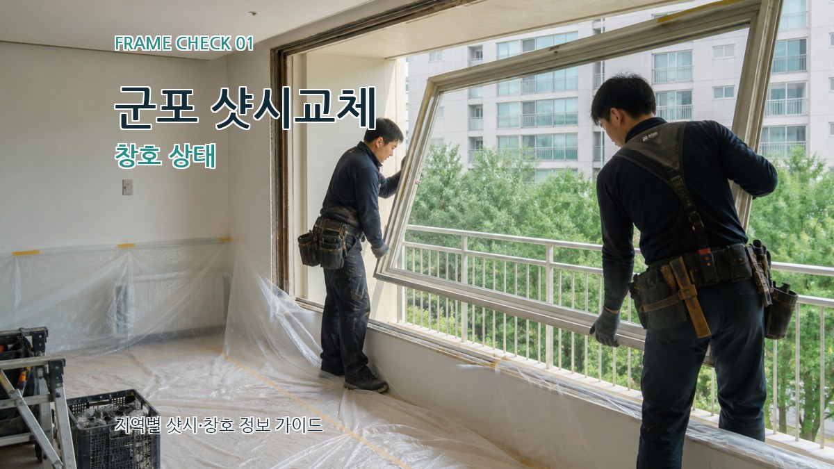군포 샷시교체