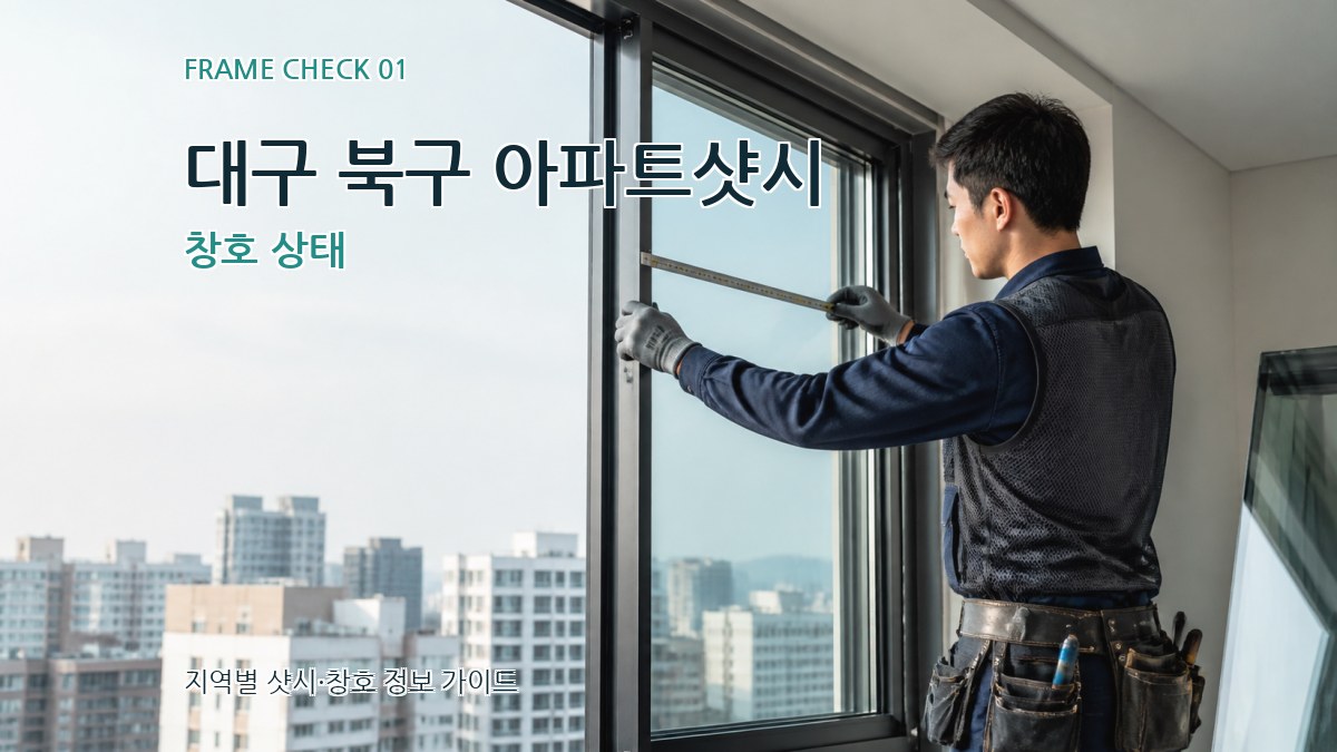 대구 북구 아파트샷시