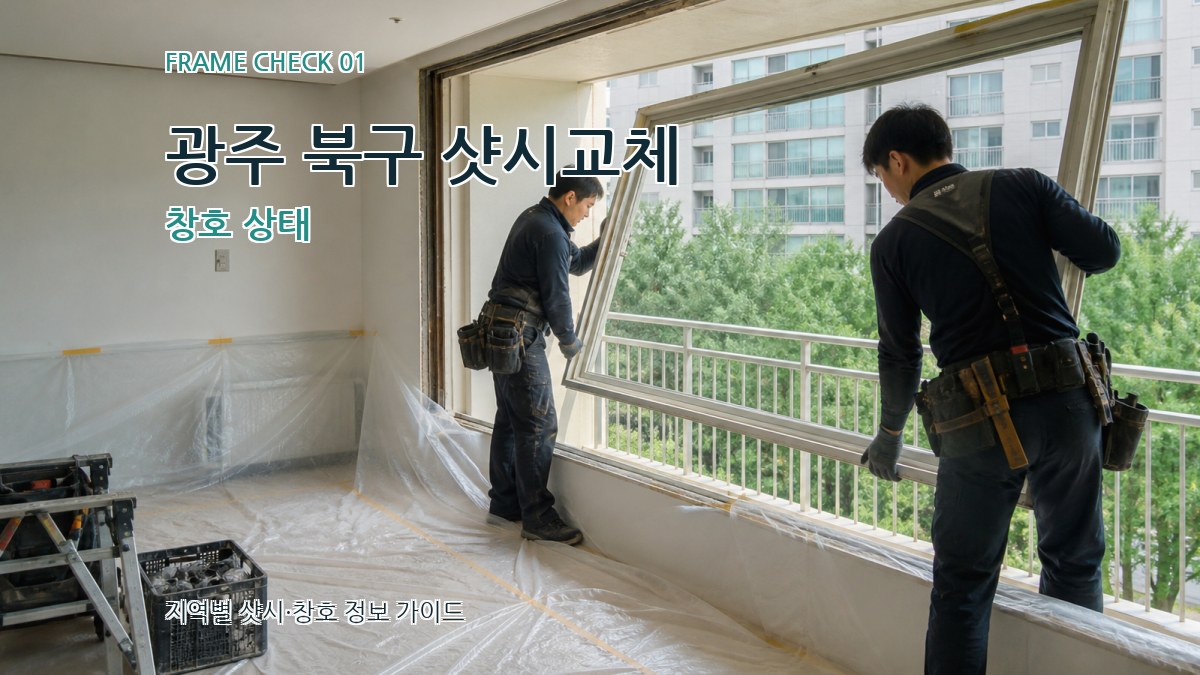 광주 북구 샷시교체