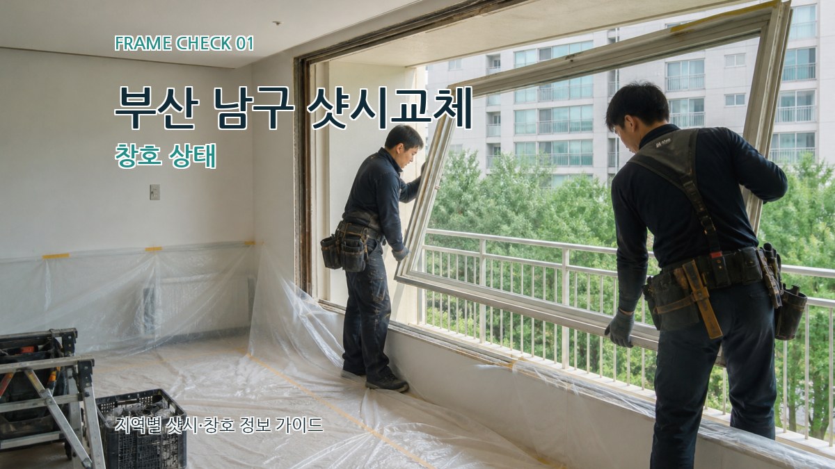 부산 남구 샷시교체