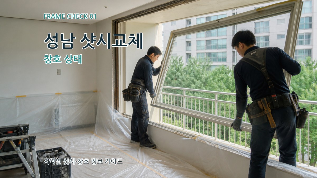 성남 샷시교체