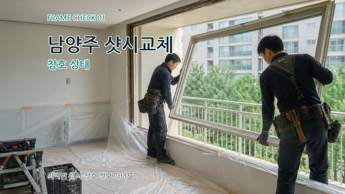 남양주 샷시교체