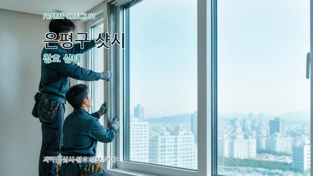은평구 샷시 창호 상태