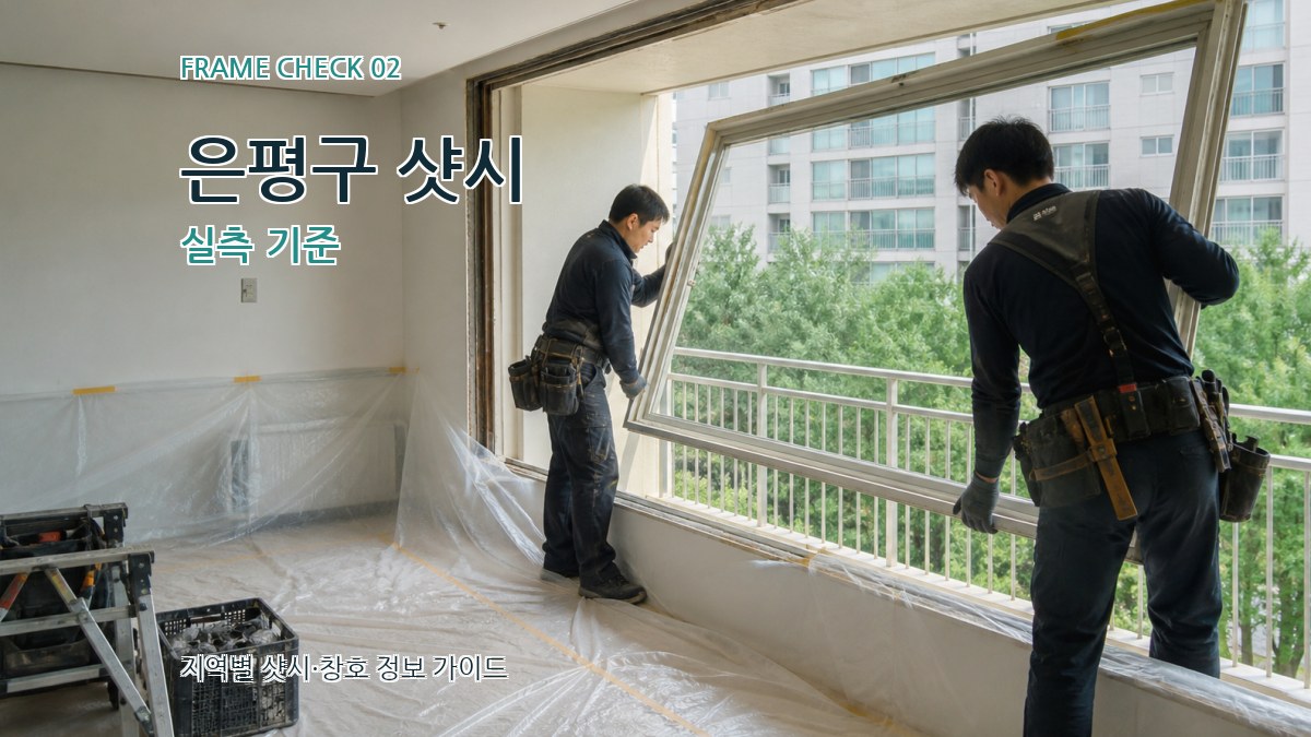 은평구 샷시 실측 기준