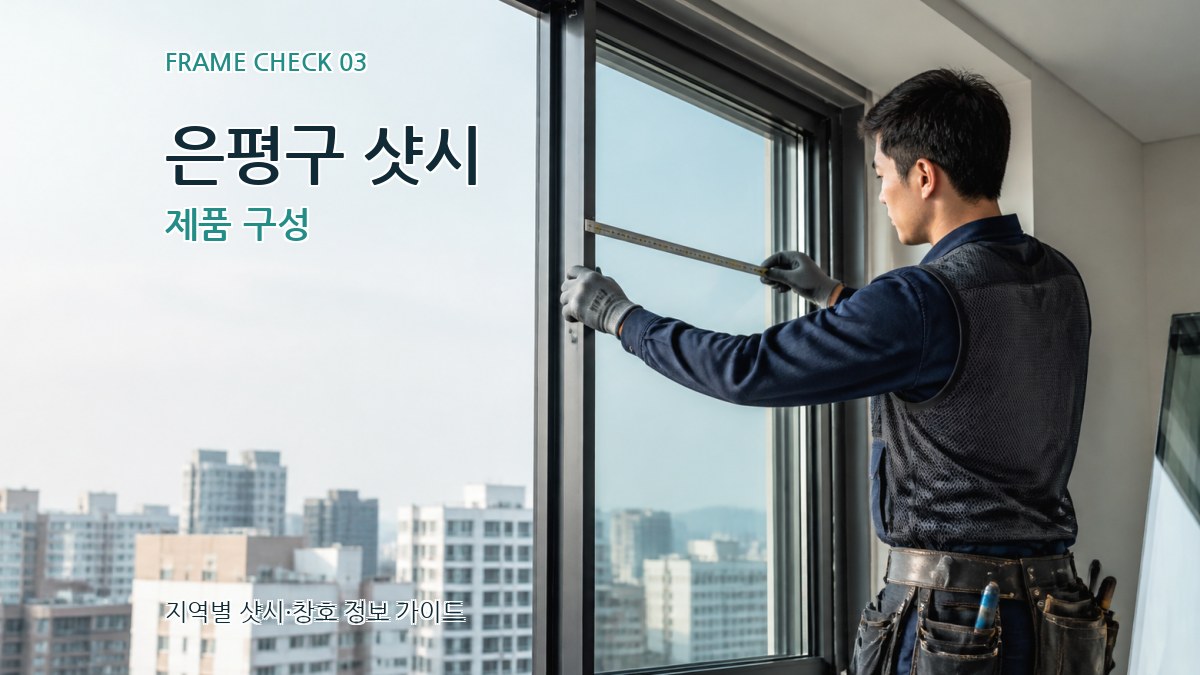 은평구 샷시 제품 구성