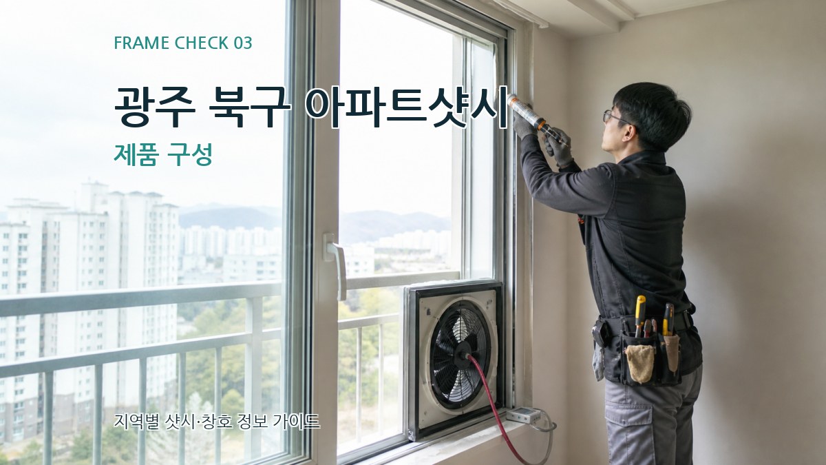 광주 북구 아파트샷시 제품 구성