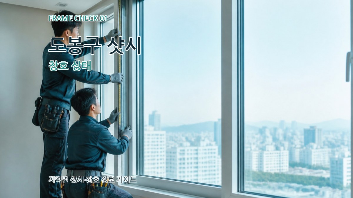 도봉구 샷시 창호 상태